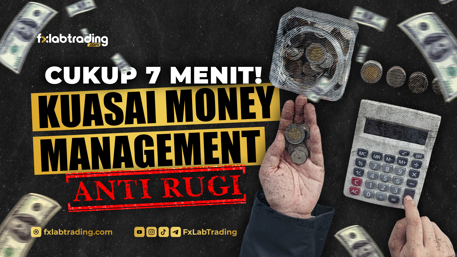 CUKUP (TOTAL DURASI VIDEO) MENIT! KUASAI MONEY MANAGEMENT ANTI RUGI  Rahasia Trader Konsisten